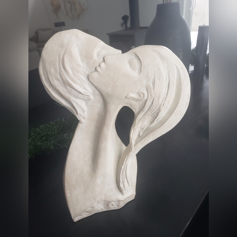 Postmodern David Fisher Faces of Love Sculpture
